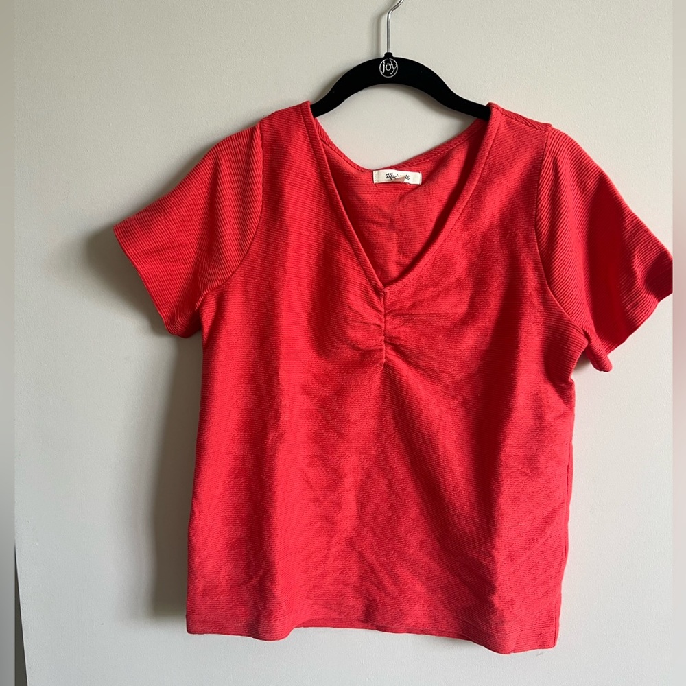 Madewell ~ Ruched-Front Top - Picture 5 of 9
